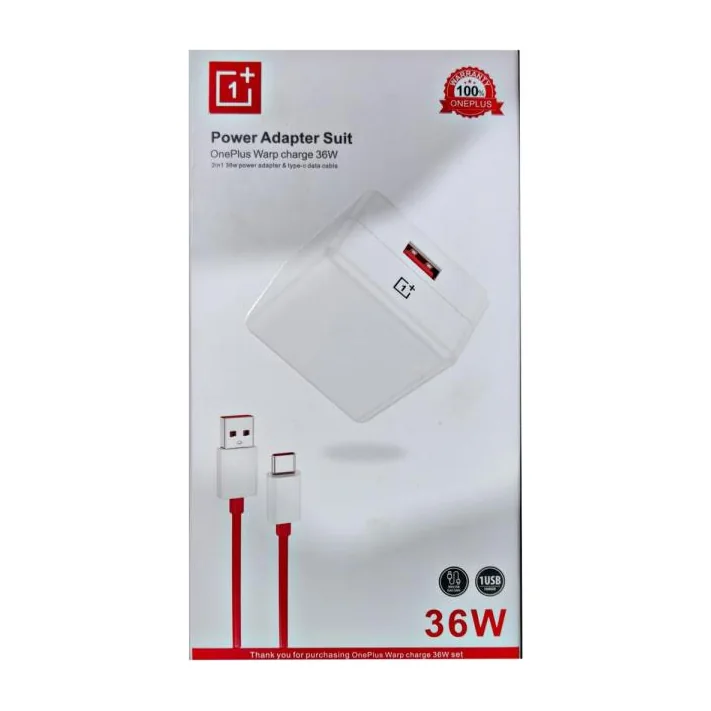 OnePlus Warp Charge 36W Power Adapter Suit