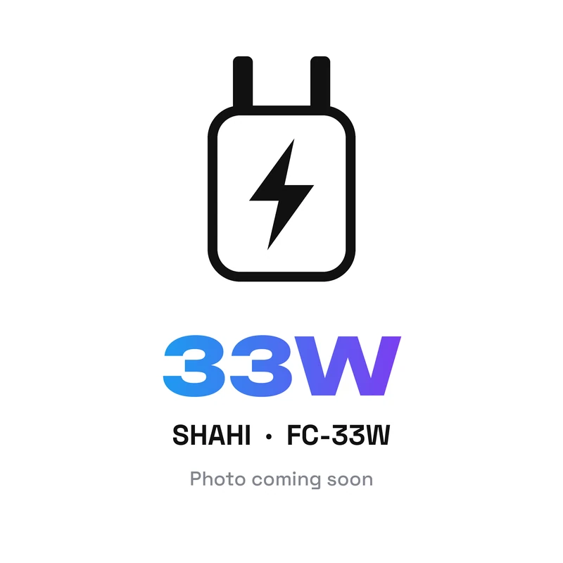SHAHI FC-33W Fast Charger (22W–33W)